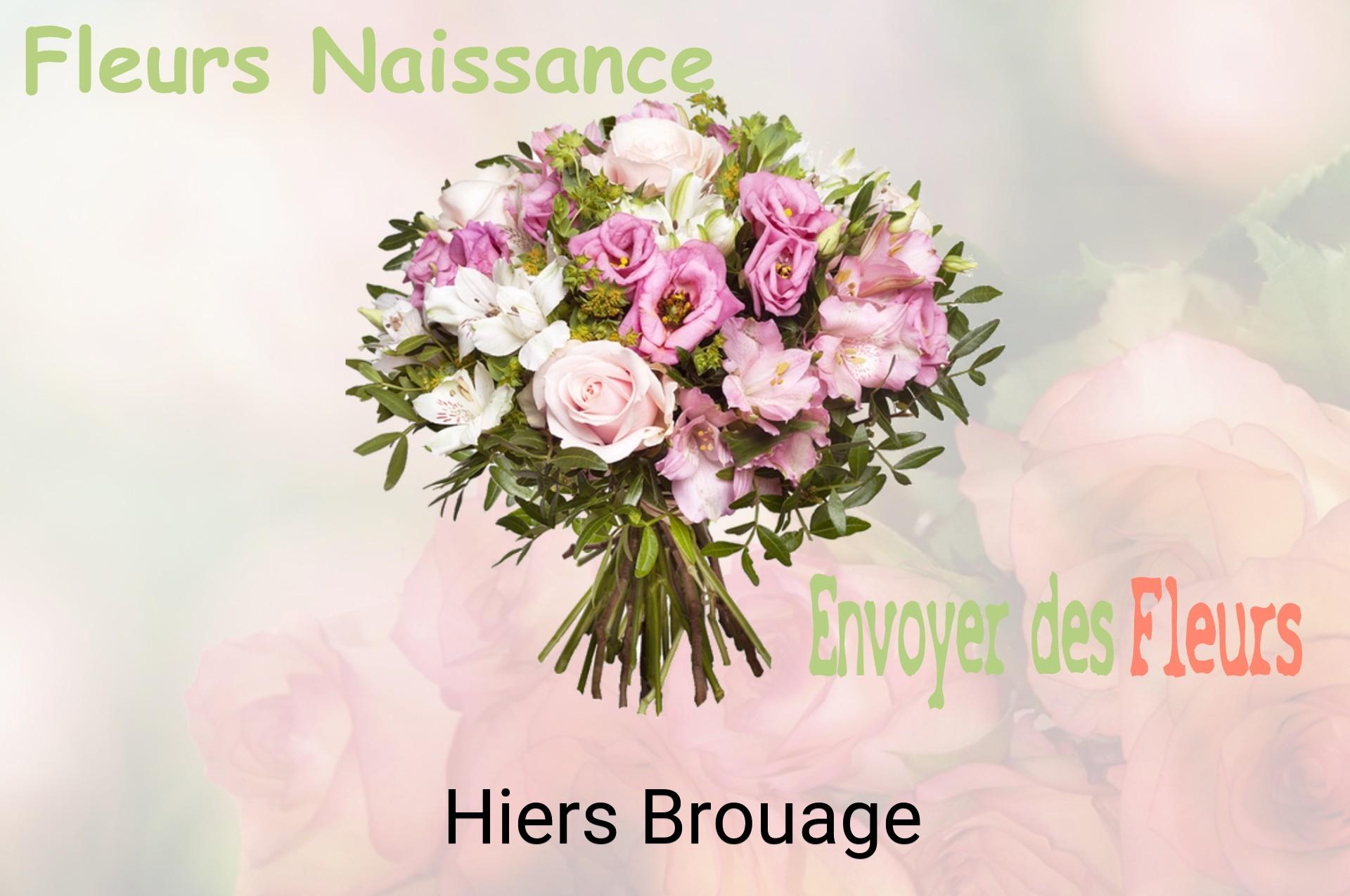 Bouquet de fleurs de naissance livré à Hiers-Brouage